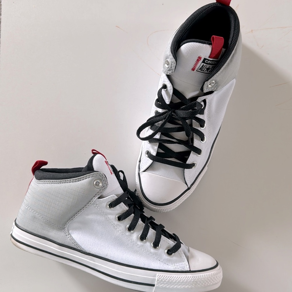 Converse All Star White, Gray, Black Canvas